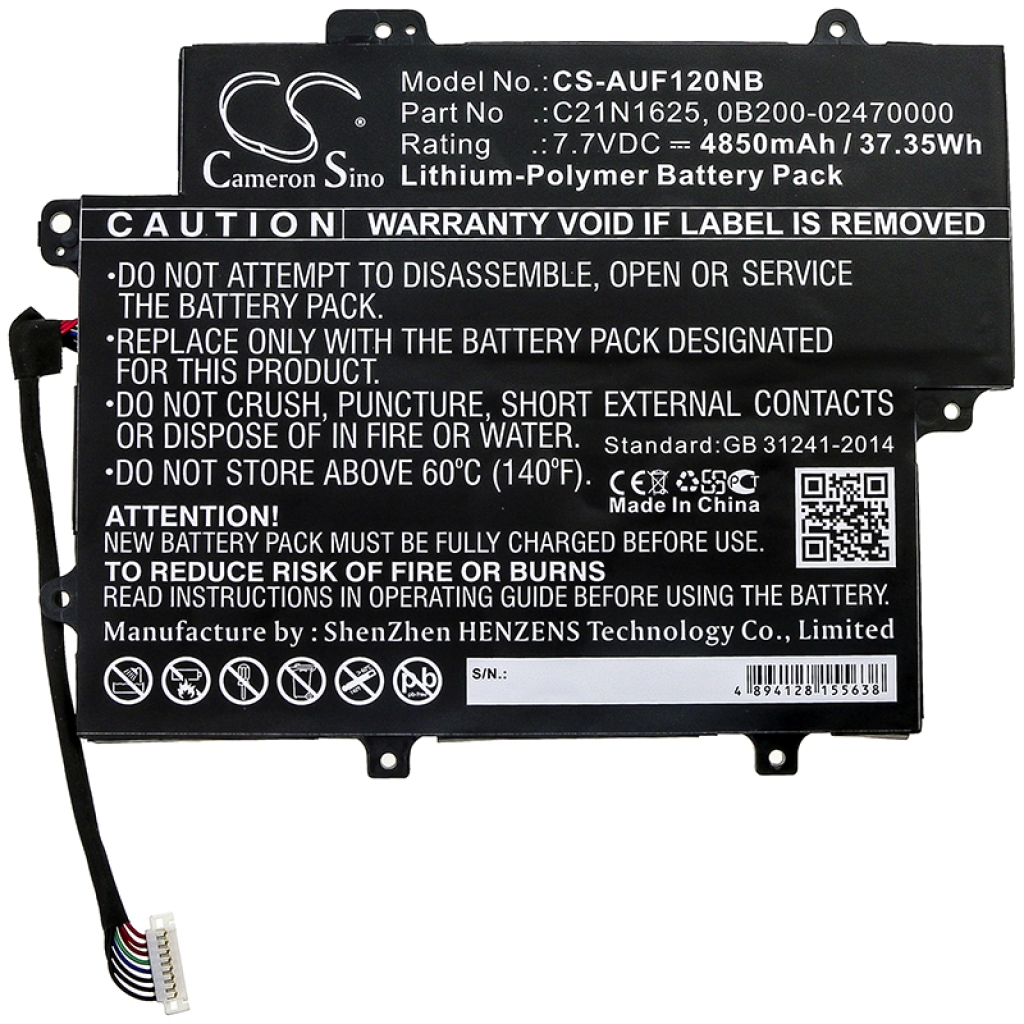 Battery Replaces C21N1625