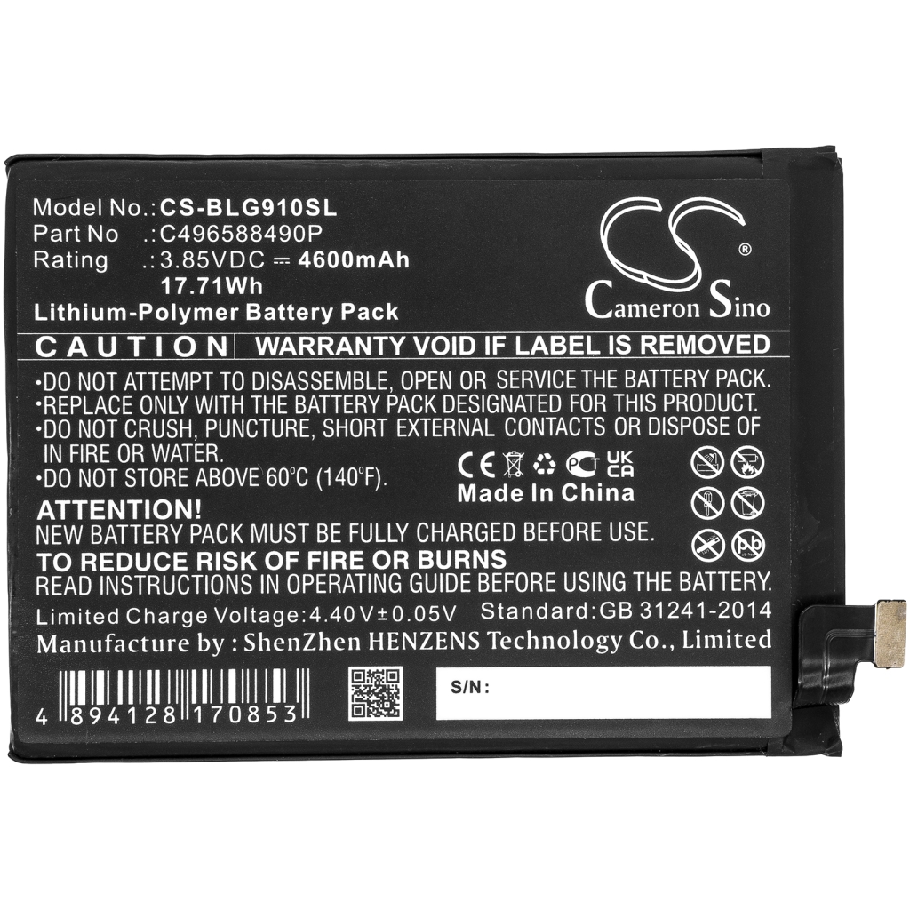 Battery Replaces C496588490P