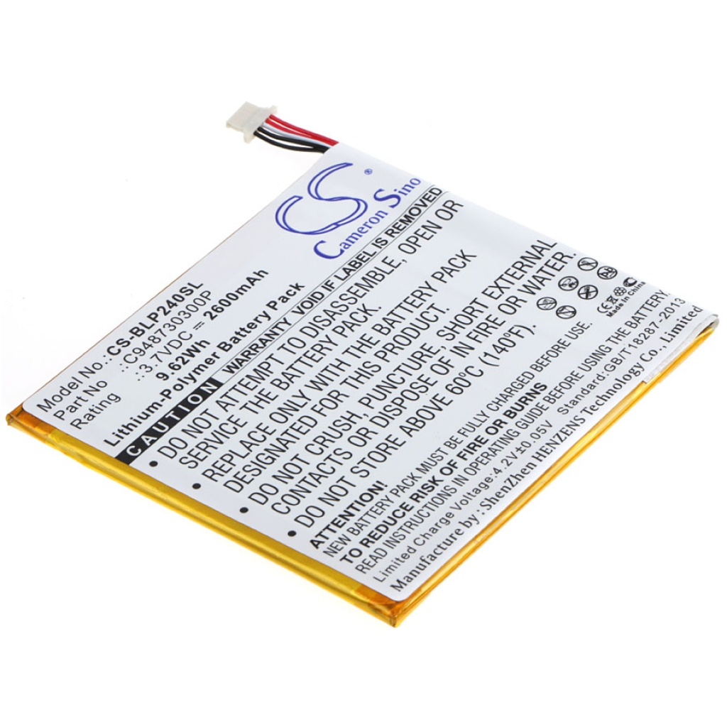 Tablet Battery Blu CS-BLP240SL