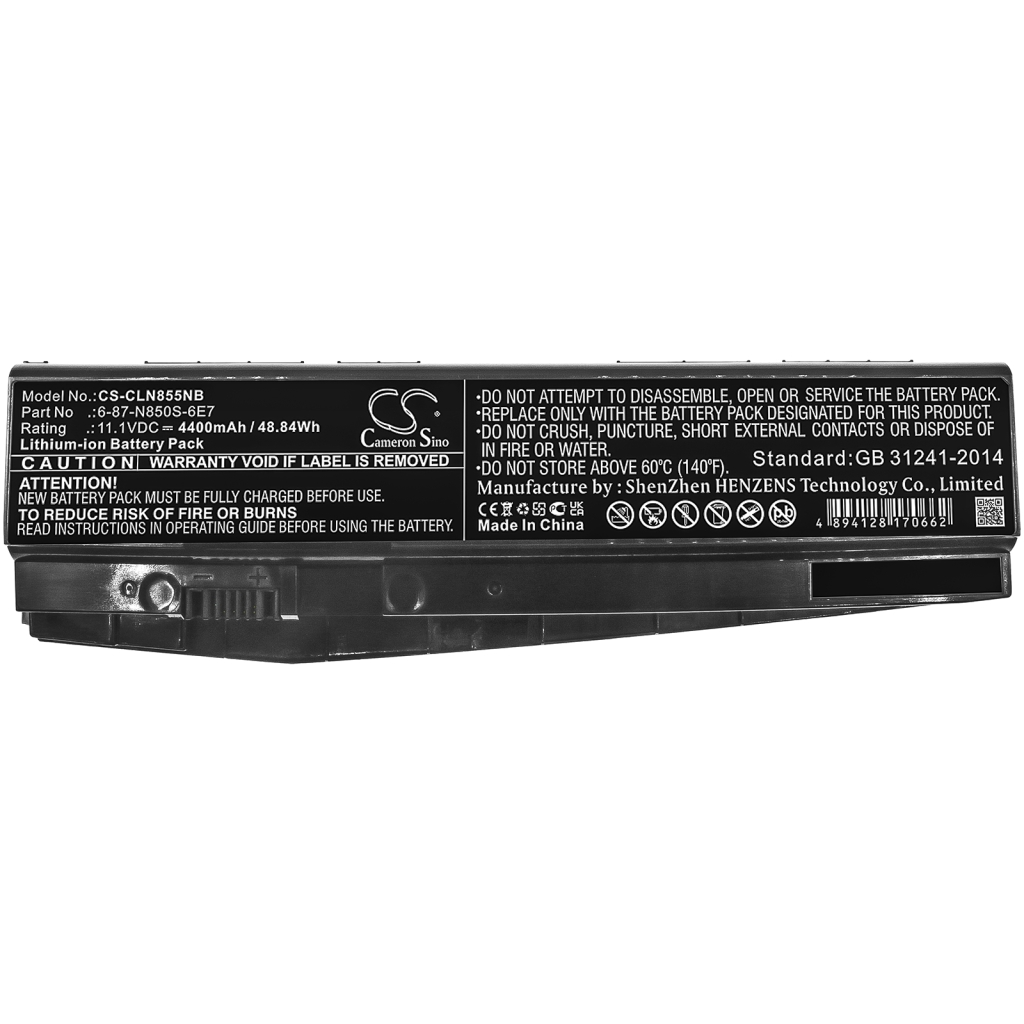 Notebook battery Gigabyte CS-CLN855NB