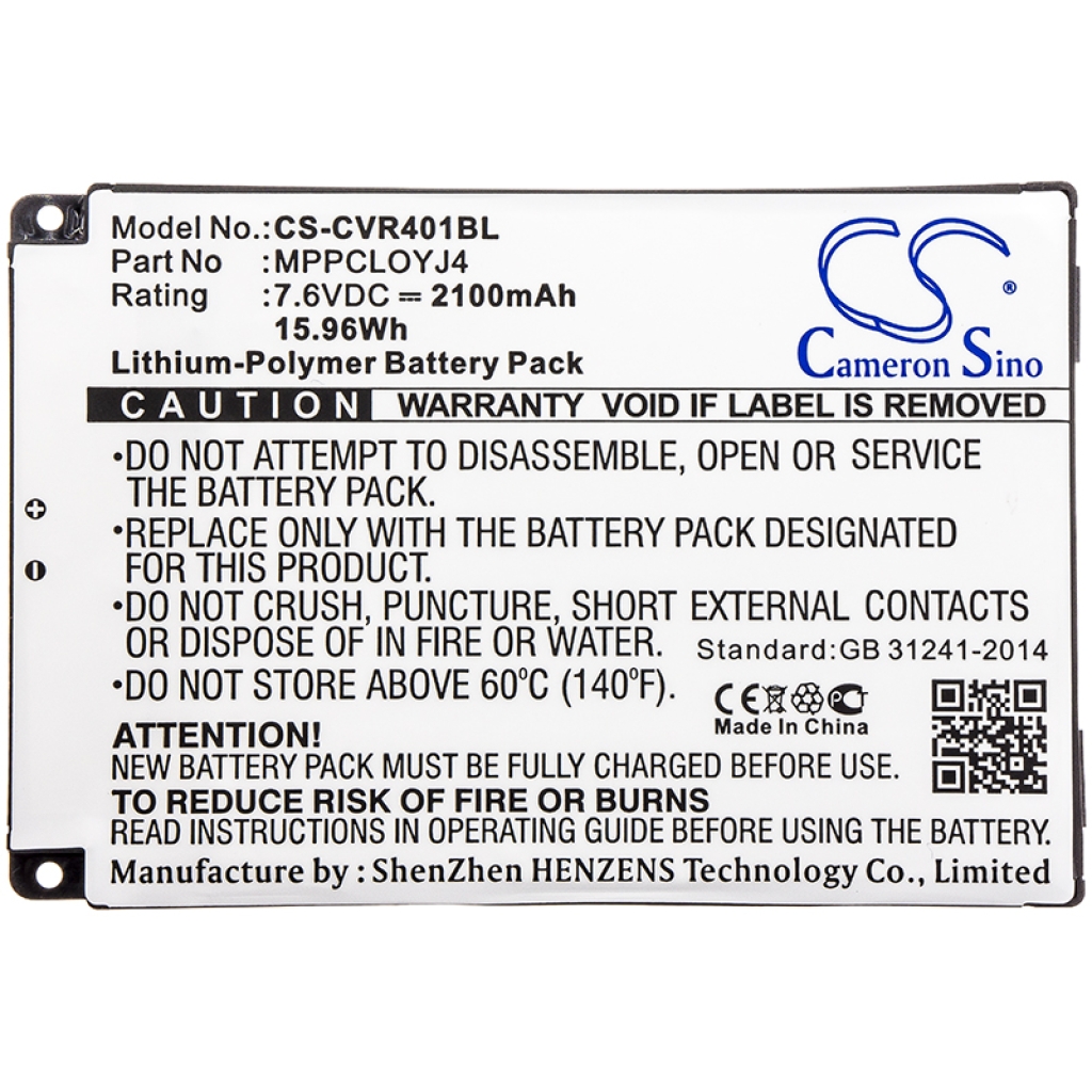 Batteries Payment Terminal Battery CS-CVR401BL