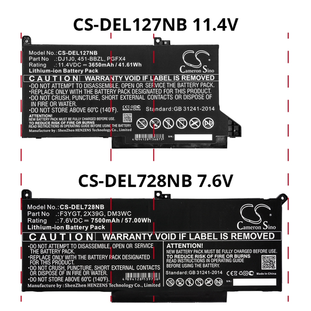 Battery Replaces 0DM3WC