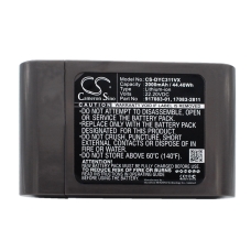 Compatible battery replacement for Dyson 17083-2811,17083-3009,17083-4211,17083-5010,18172-01-04...