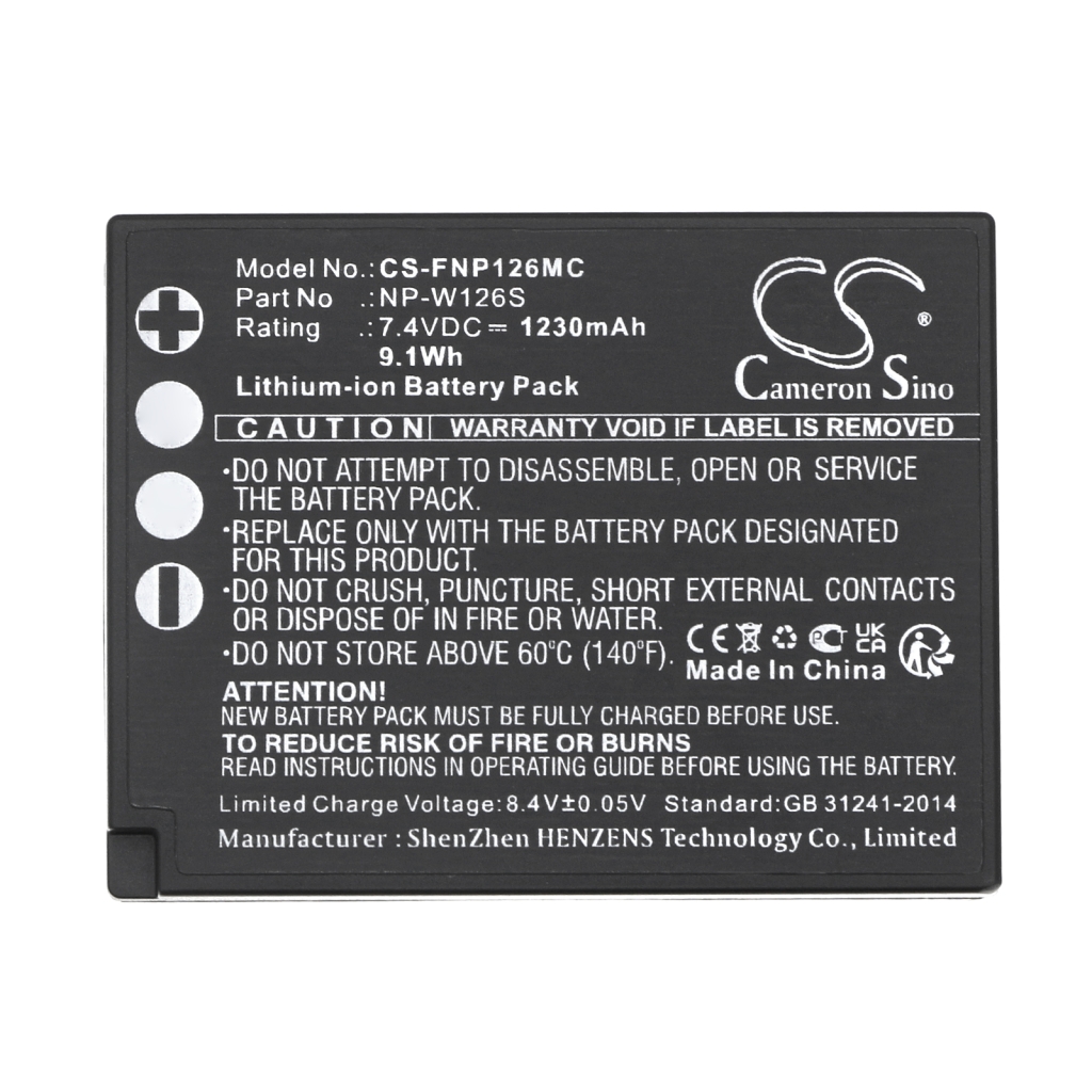 Camera Battery FUJIFILM CS-FNP126MC