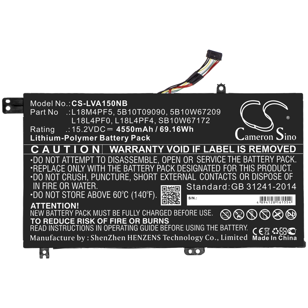 Battery Replaces L18M4PF5