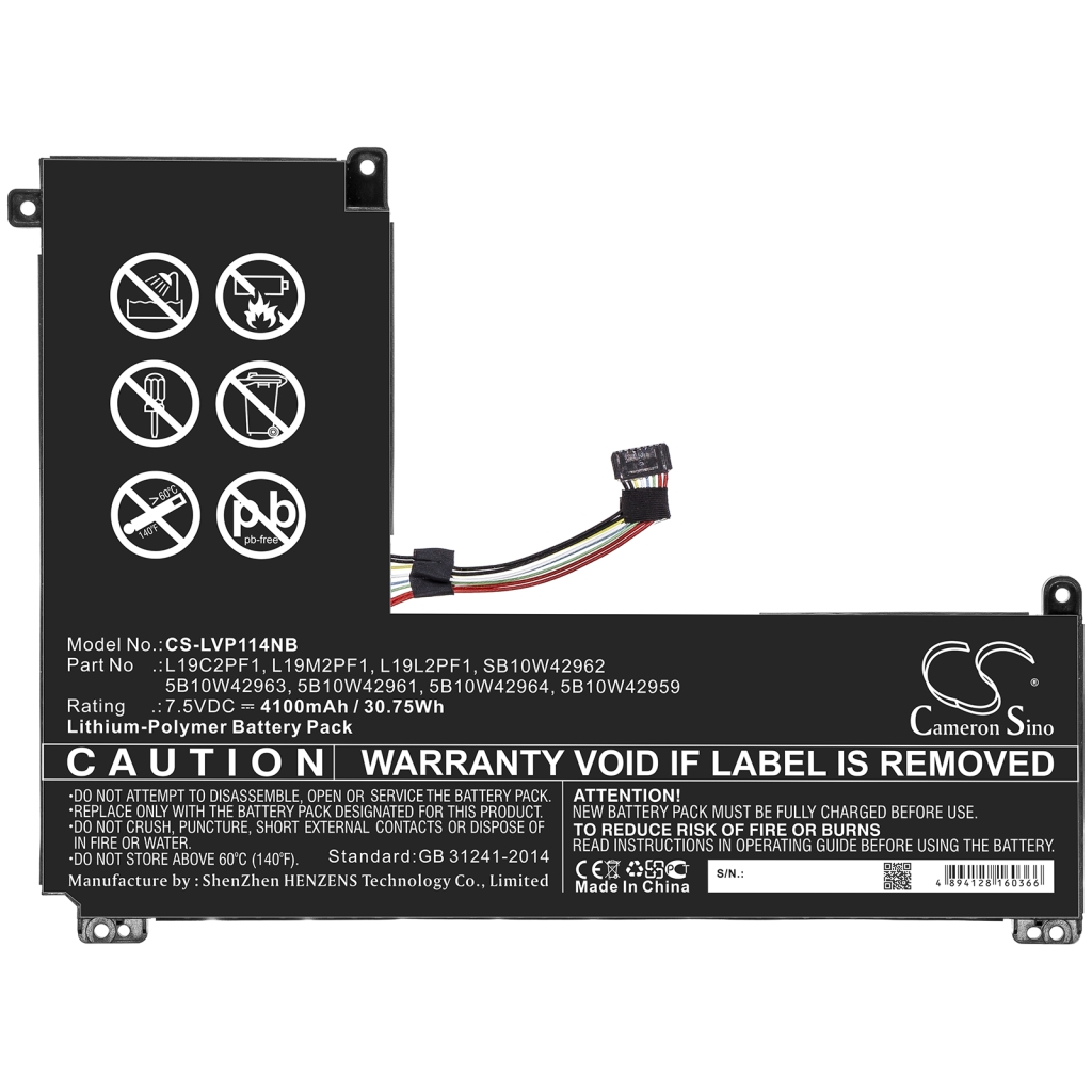 Battery Replaces 5B10W42959