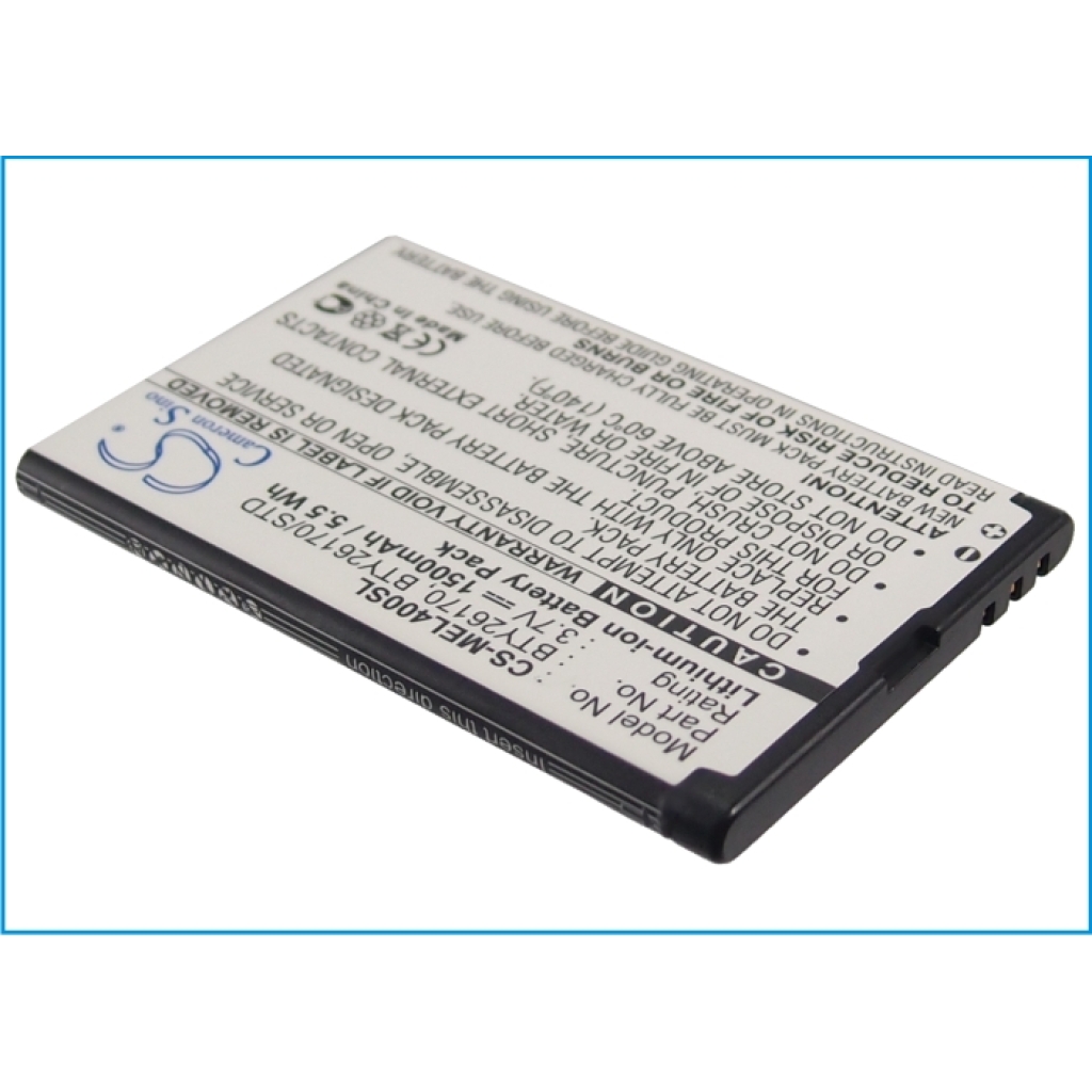 Battery Replaces BTY26170/STD