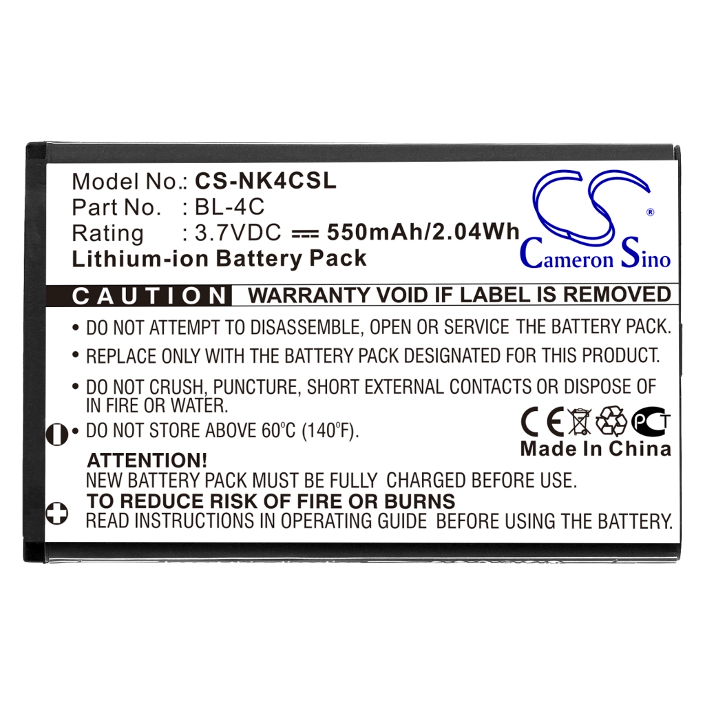 Camera Battery SVP CS-NK4CSL