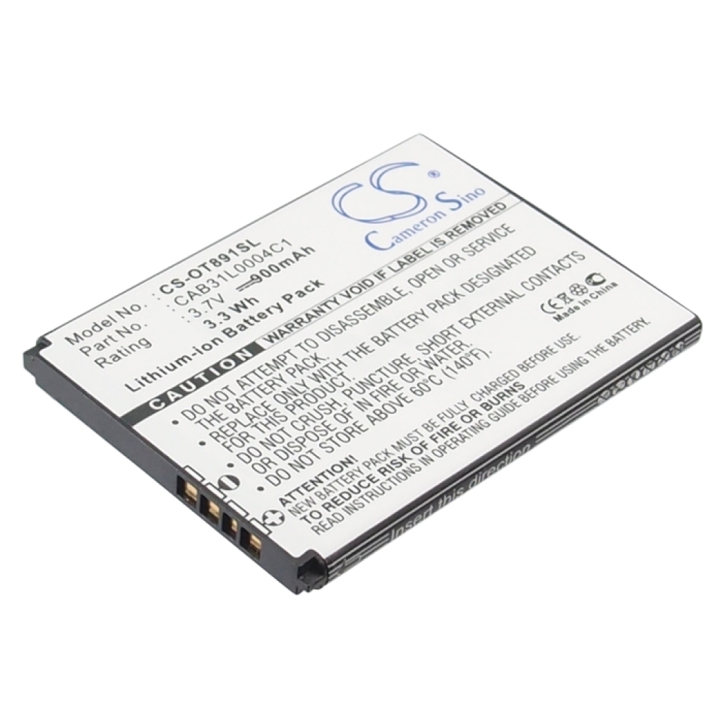 Mobile Phone Battery TCL CS-OT891SL