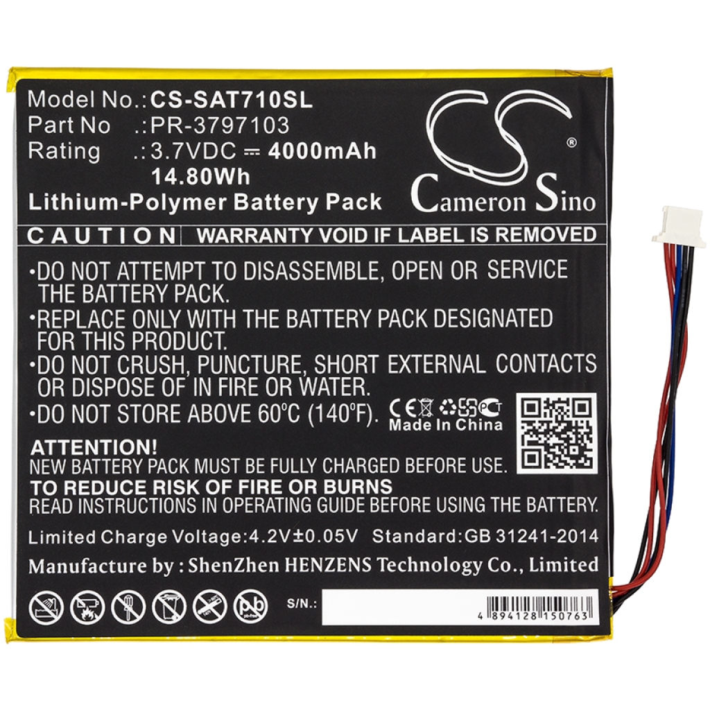 Tablet Battery Insignia CS-SAT710SL