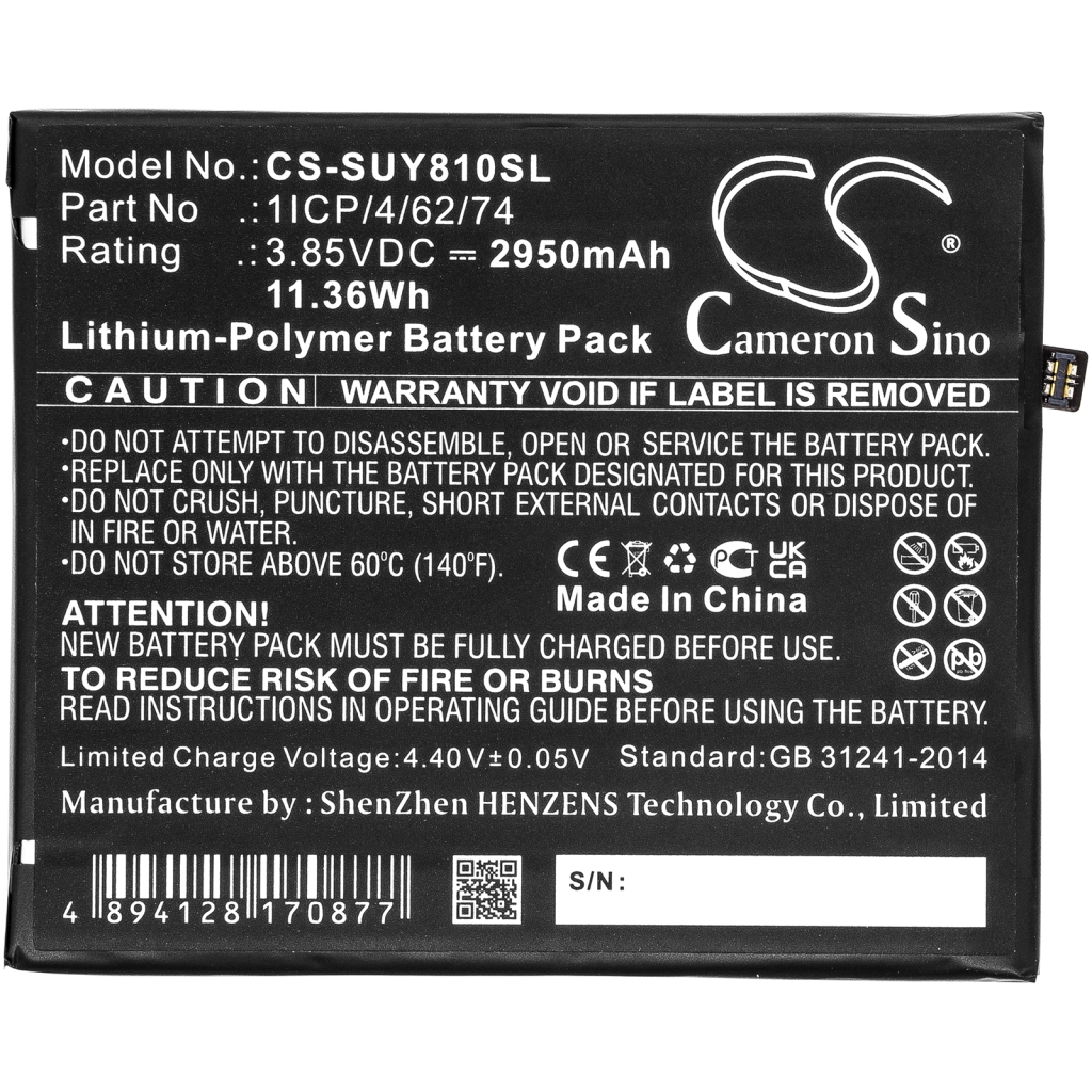 Battery Replaces 1ICP/4/62/74