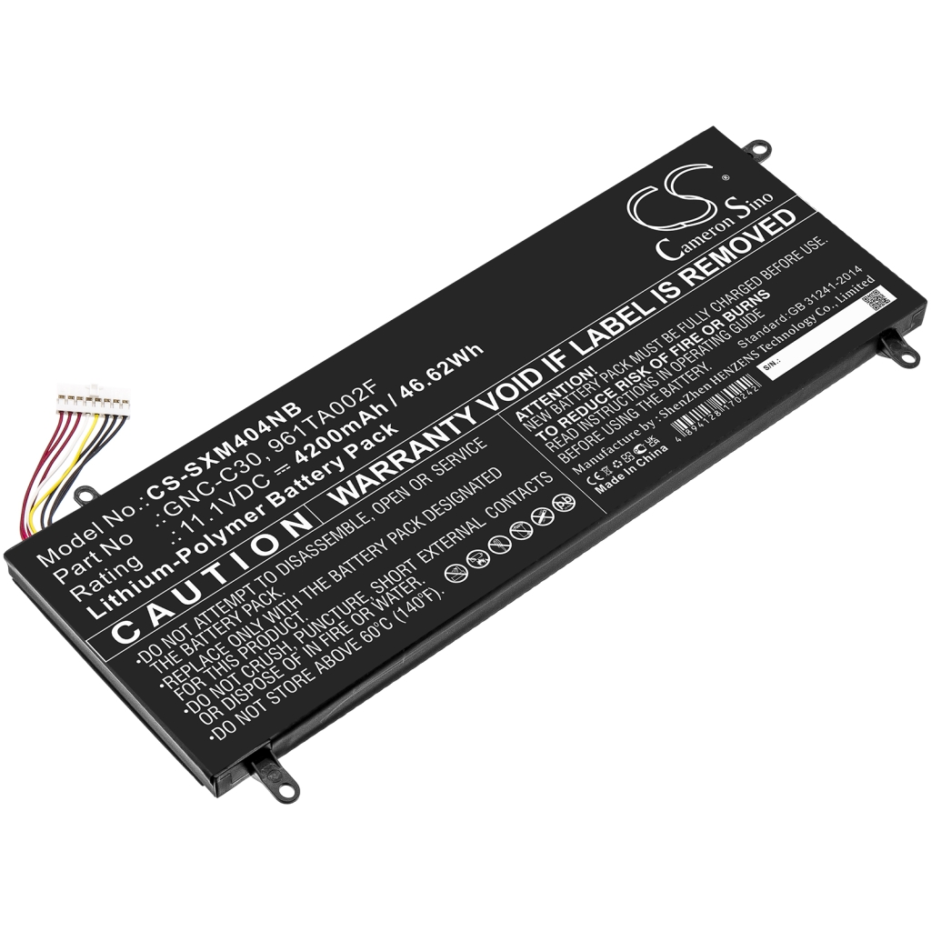 Notebook battery Gigabyte CS-SXM404NB