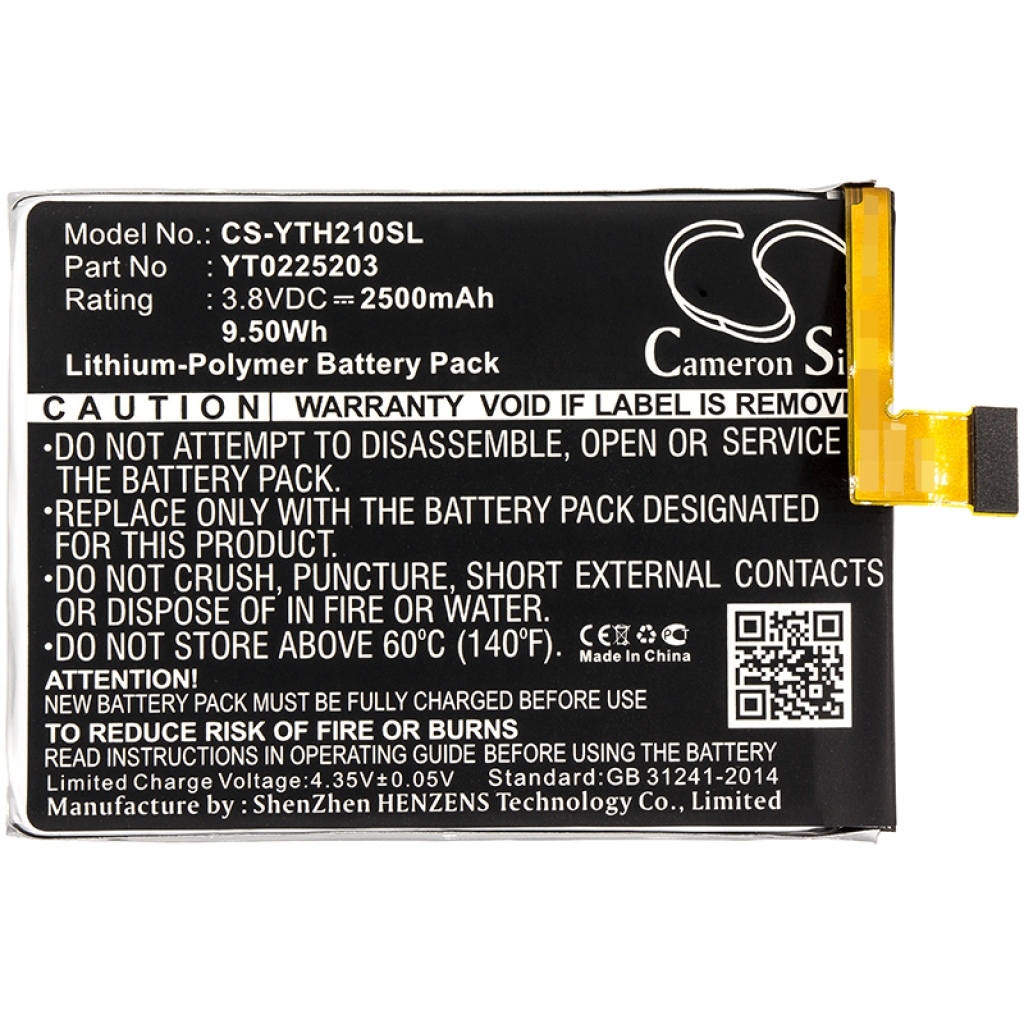 Mobile Phone Battery Yota CS-YTH210SL